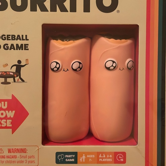 ✨BNIB Throw Throw Burrito Dodgeball Card Game FOR FAMILY & GROWN UP GAME NIGHT🌯 - Picture 2 of 14